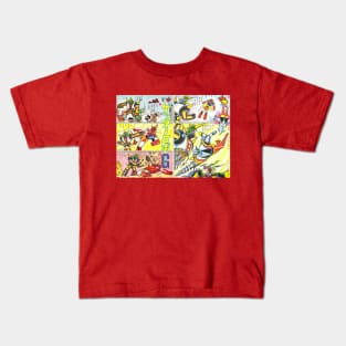 Getter Robo G 1975 Manga Kids T-Shirt